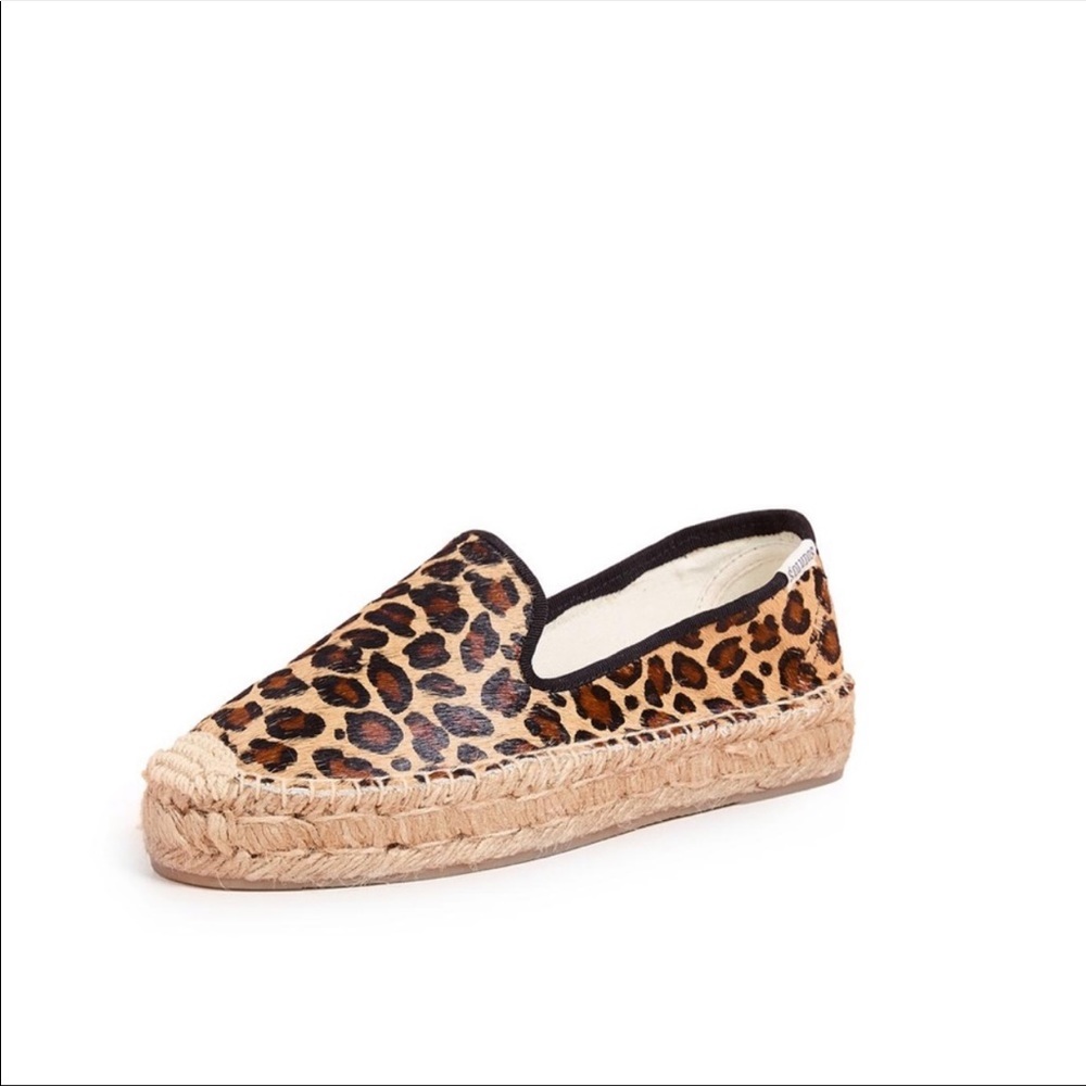 Soludos Leopard Platform Espadrille